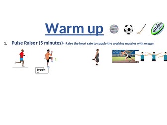 Student - Led Warm up card