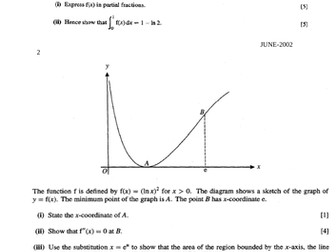 GCE -Mathematics - 9709-Worksheet-Integration -Pure Mathematics-P3