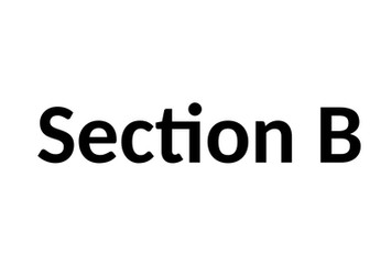 Dance GCSE Section B tips practice example exams technique practice AQA KS4 KS3