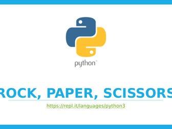 Python coding lesson - Simple rock, paper, scissors game code