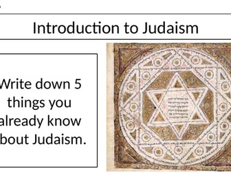 EDEXCEL SPEC A Judaism: Beliefs and Teachings