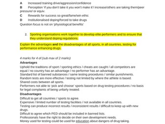 Chapter 13.5 AQA A-Level PE