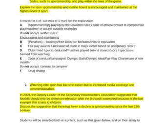 Chapter 13.3 AQA A-Level PE