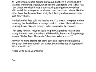 Stone Age Boy Informal Letter from Og