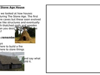 Stone Age house design sheet