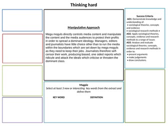 Sociology-Mass Media Ownership & Control