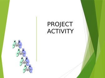 Classroom project activity -  a topical  discussion