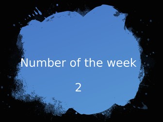 2 - Number of the week ppt