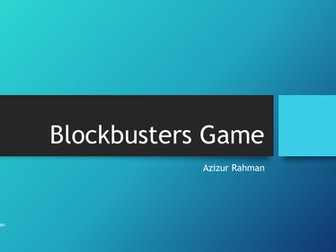 Blockbusters Game