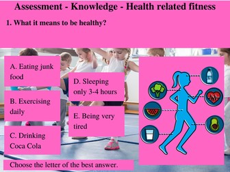 Grade 3 - Summative Assessment - Fitness Test