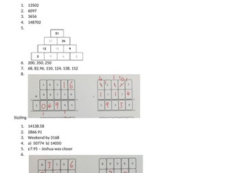Addition and Subtraction
