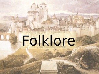 Intro to Folklore and Arthurian Legend + Task