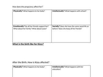 Kizzy Documentary Worksheet