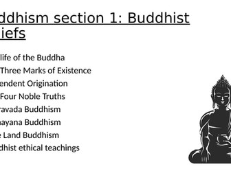 GCSE Buddhism Beliefs