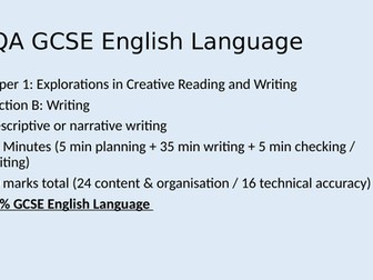 Descriptive Writing : Structure