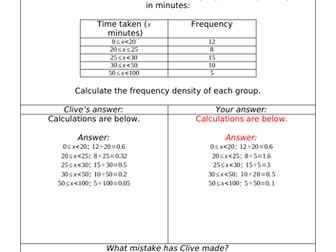 Clumsy Clive On Histograms