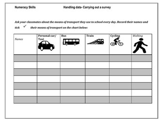 Numeracy Skills: Handling data