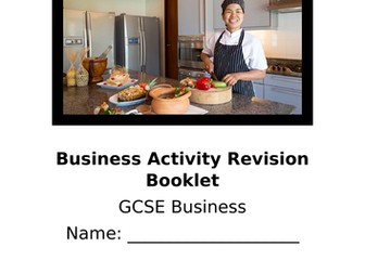 Business Activity revision booklet