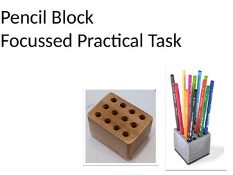 Pillar drill pencil block task and resources.