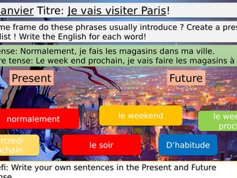 Dynamo 1 Module 5 Je vais visiter Paris Unit 5