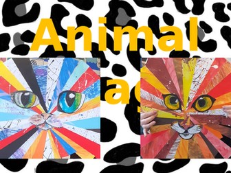 Animal Collage Art Powerpoint