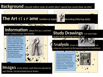 GCSE Artist Research Guide