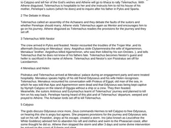 A* Odyssey Book-by-Book Plot Summary