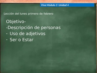 GCSESpanish Viva Module 3 U4 Description