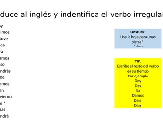 GCSE/A Level Spanish Introduction to Perfect Tense