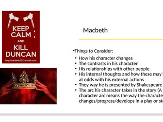 Exploring Macbeth's Character