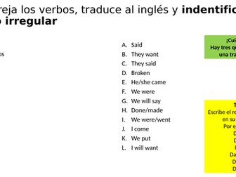 AS/A Level Spanish Direct and Indirect object pronouns