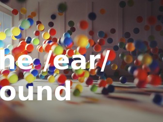 /ear/ Trigraph Words Powerpoint