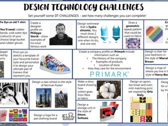 KS3 Design Technology | Challenges