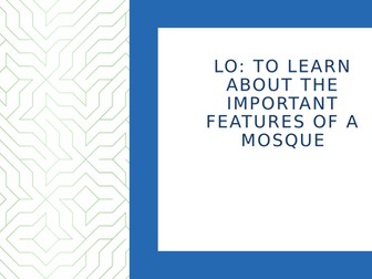 Features of a Mosque