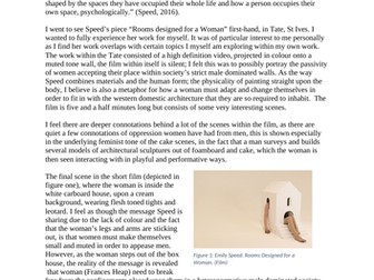 Essay Example - Research On a Contemporary Artist (2:1 example)