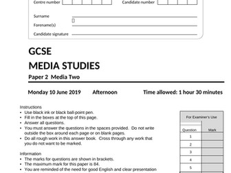 AQA MEDIS STUDIES MOCK EXAM PAPER 2