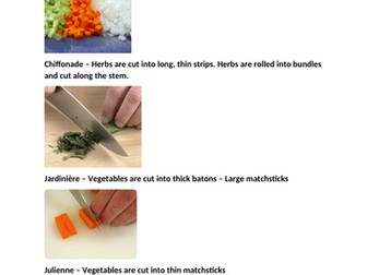 Vegetable Cut Poster
