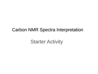 Carbon NMR Interpretations