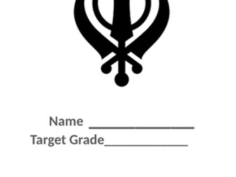 KS3 Sikhism differentiated work booklets for Y7 & Y8