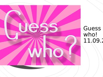 Guess who quiz!