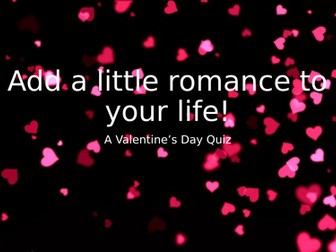 Valentine's Day Tutor Time Quiz!