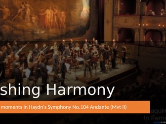 Haydn Symphony 104 Movement 2: Harmony and Modulation