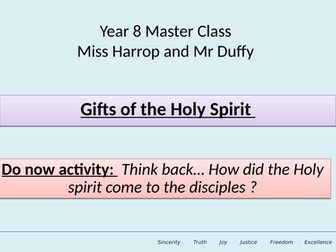 Gifts of Holy Spirit Online/Remote/Distant Lesson