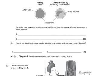 AQA GCSE Health and Lifestyle