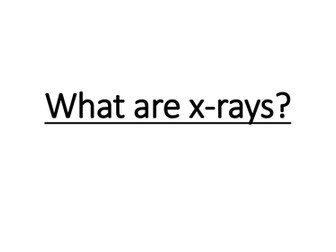 what are x-rays?