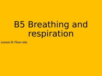 Blood flow rate through vessels - KS3 8/16
