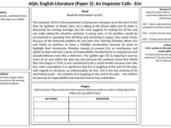 Revision Mat- Eric An Inspector Calls