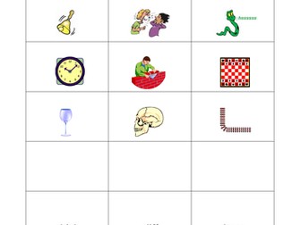 Double consonant activity ff ss ll ck