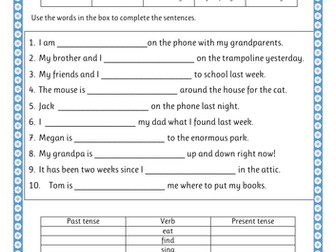 Differentiated ed and ing suffix worksheets