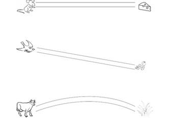 Fine Motor Tracing Worksheets
